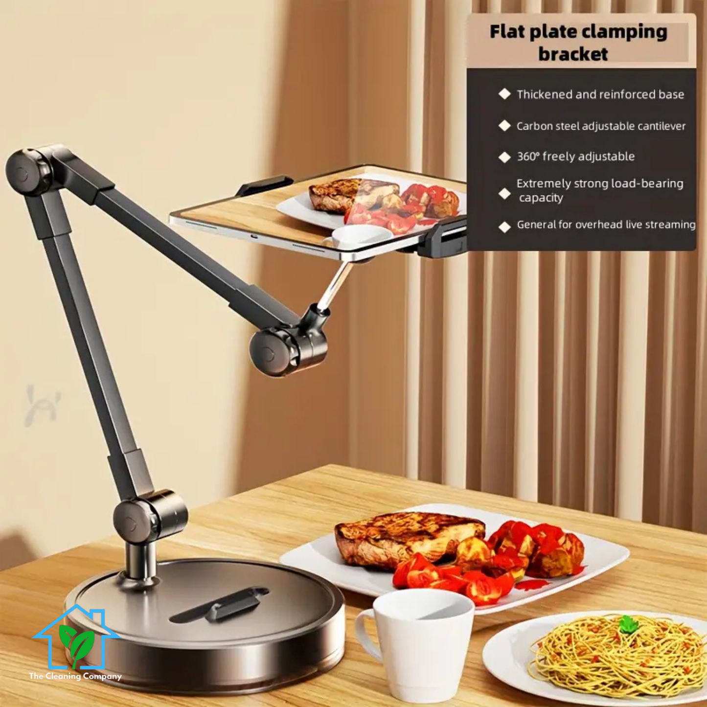 Heavy-Duty Adjustable Phone & Tablet Stand