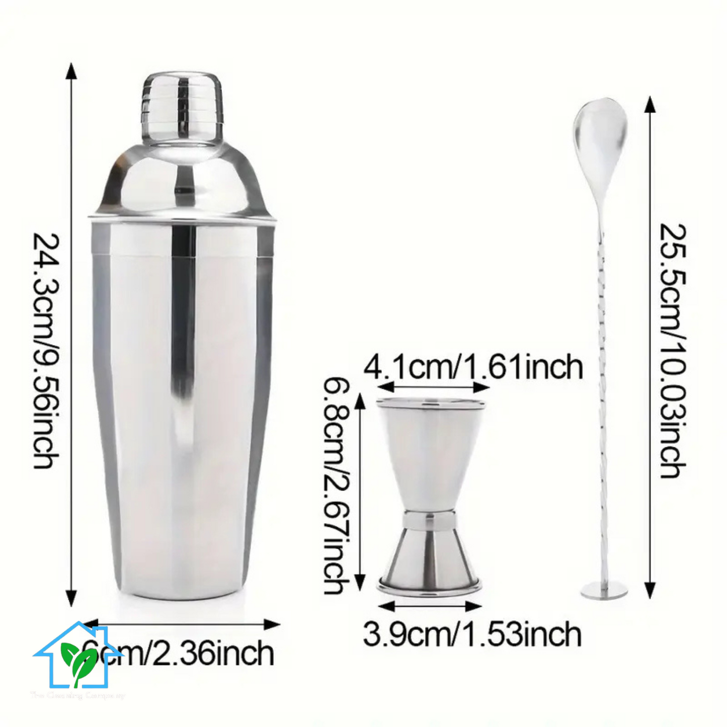 26oz Cocktail Shaker Bar Set