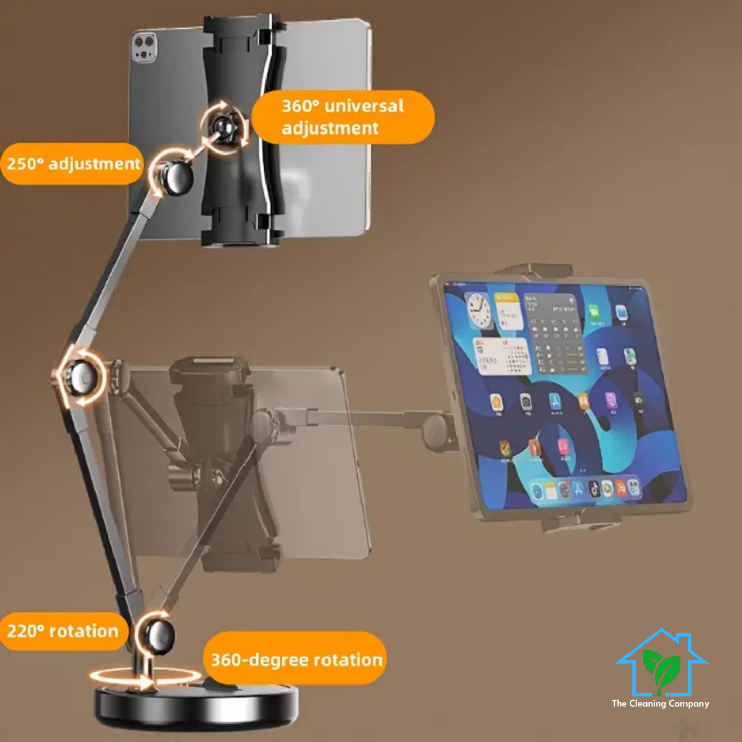 Heavy-Duty Adjustable Phone & Tablet Stand