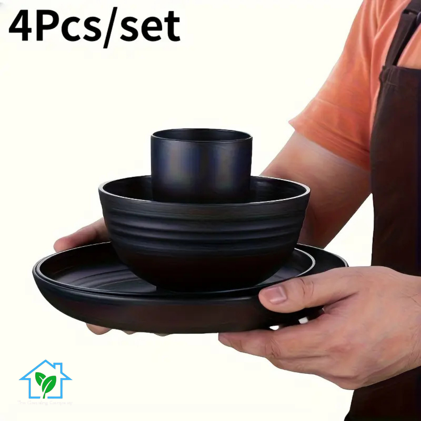 4pcs Set, Unbreakable Dinner Plates