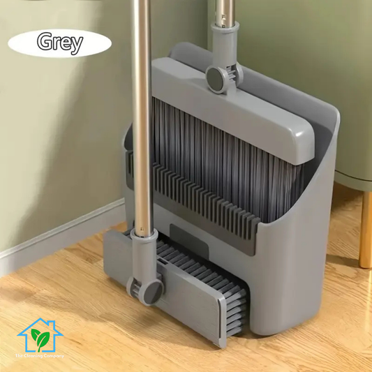 Foldable Broom Mop Dustpan Combination Set
