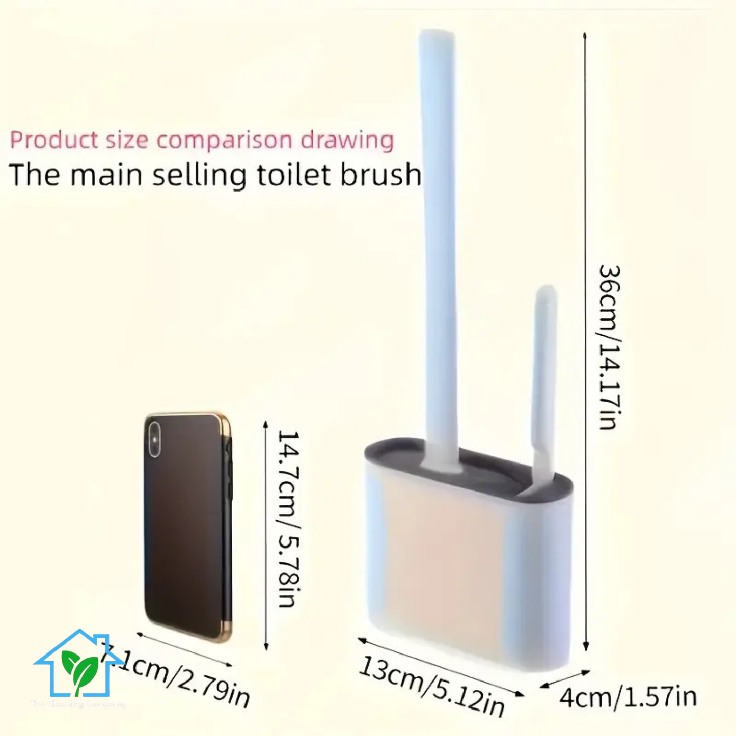 Silicone Toilet Brush (3pcs Set)