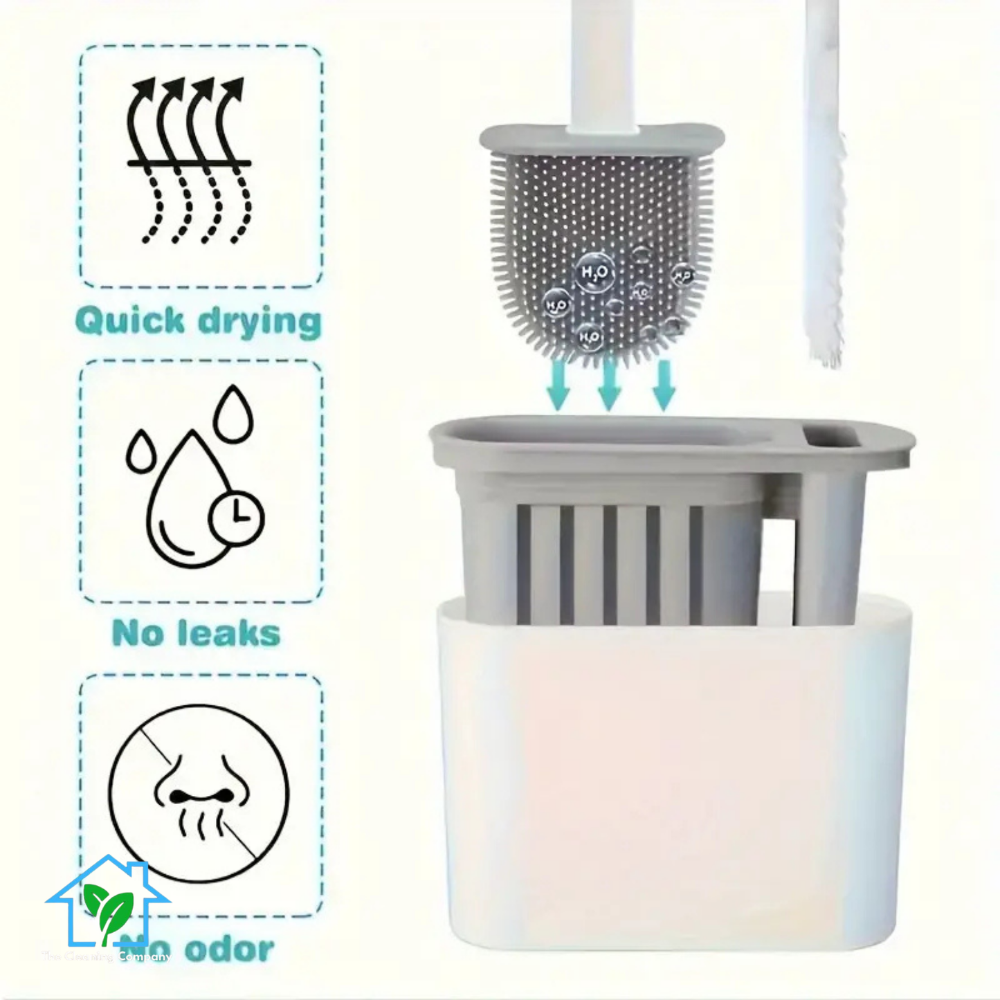 Silicone Toilet Brush (3pcs Set)