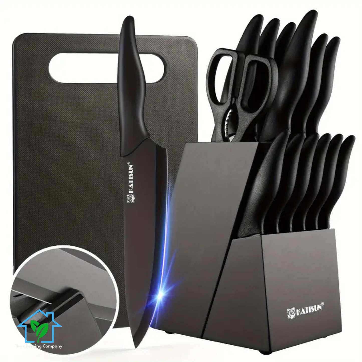  15-Piece Professional Kitchen Knife Set
