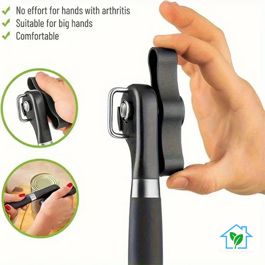 Heavy-Duty Stainless Steel Manual Can Opener