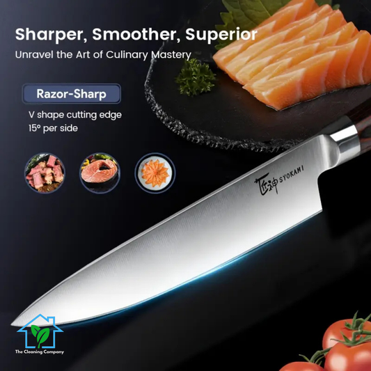 Japanese Style Kitchen Knife Block Set