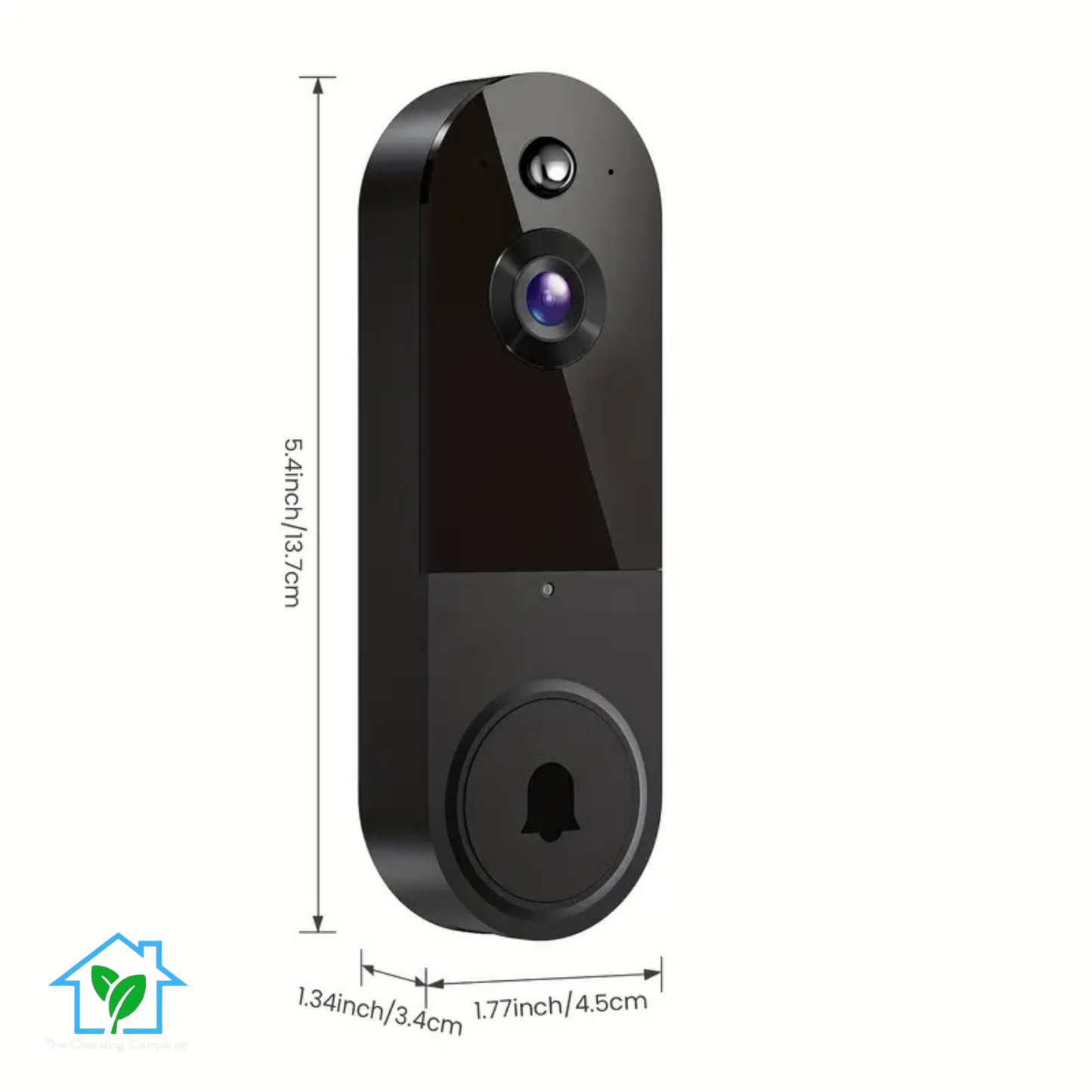 1440P Wireless Smart Doorbell with WiFi Camera
