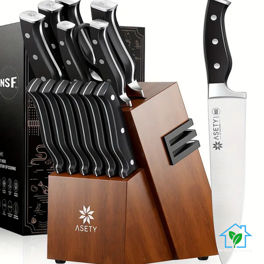 ASETY 15-Piece Knife Set