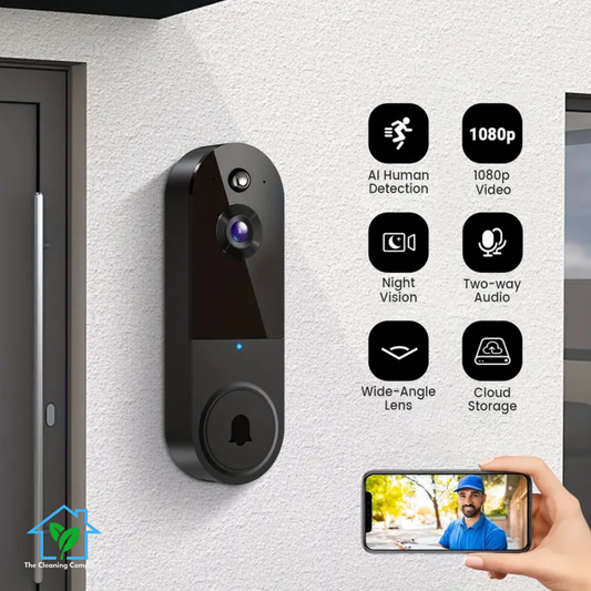 1440P Wireless Smart Doorbell with WiFi Camera