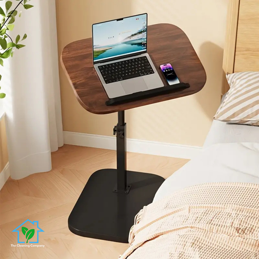 Adjustable Height Tilting Rotating TV Tray Table