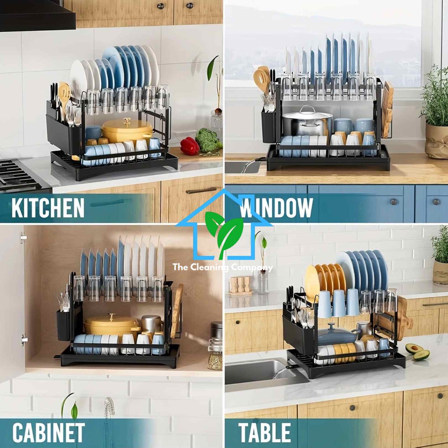 2-Tier Dish Drying Rack