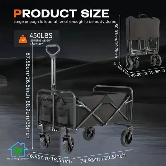 Heavy Duty All Terrain Folding Cart 220LBS/ 450LBS/ 680LBS