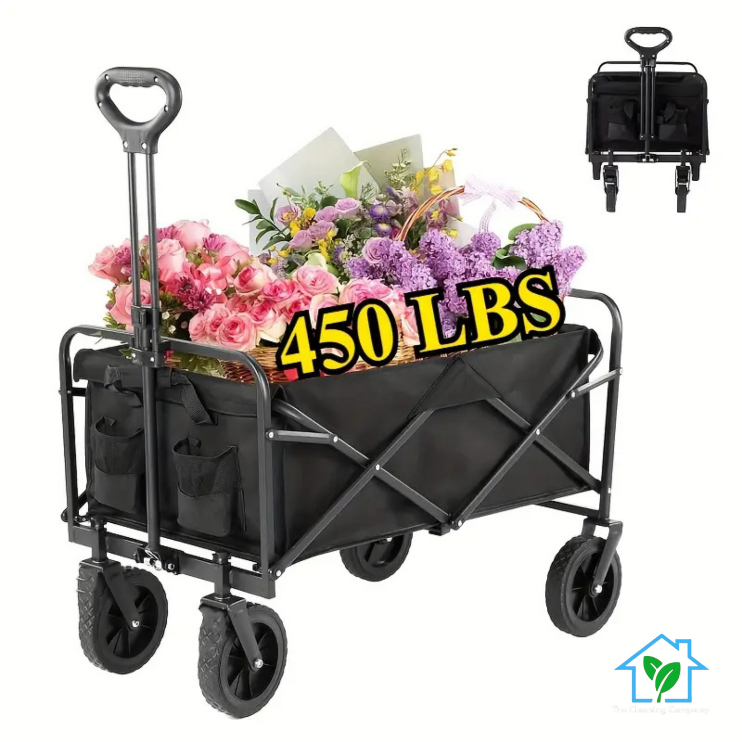 Heavy Duty All Terrain Folding Cart 220LBS/ 450LBS/ 680LBS