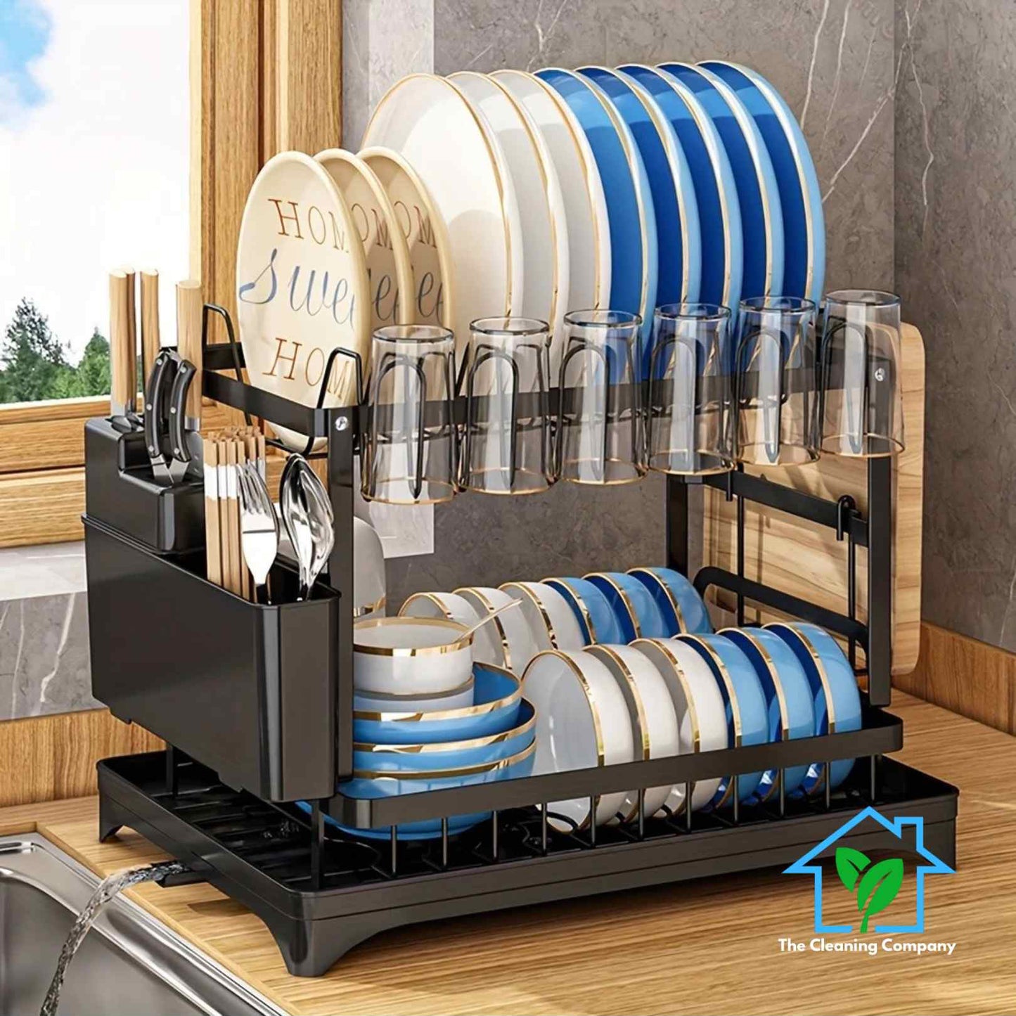 2-Tier Dish Drying Rack