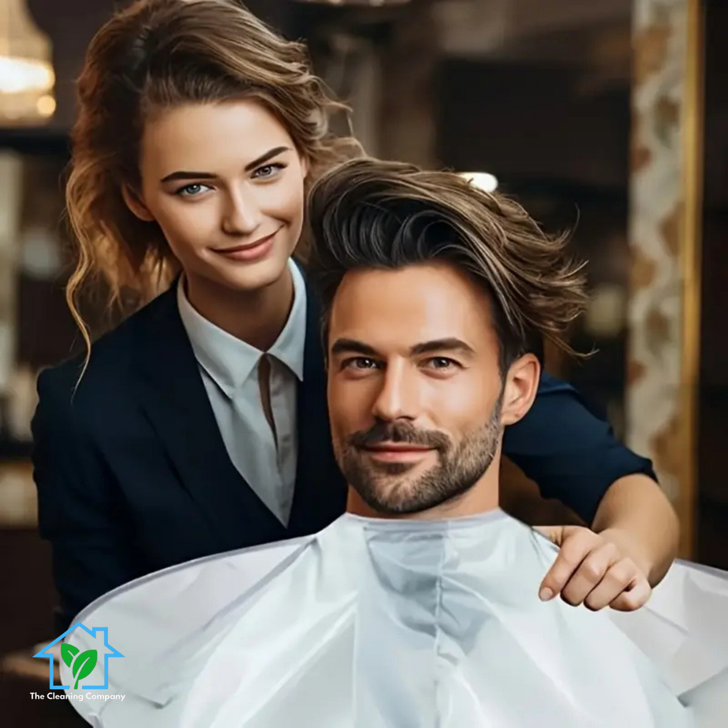 2pcs Professional Salon Hairdressing Cloak.