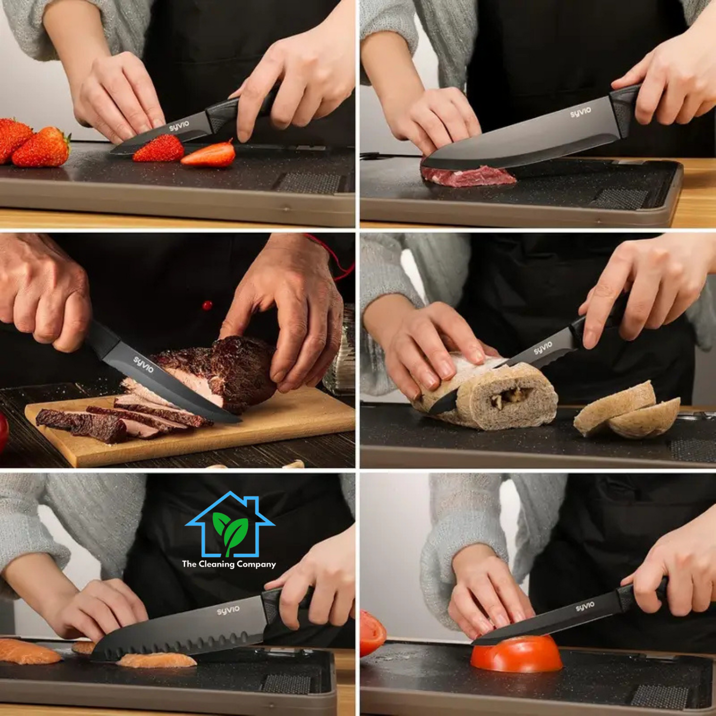 Knife Sets for Kitchen with Block. 21pcs