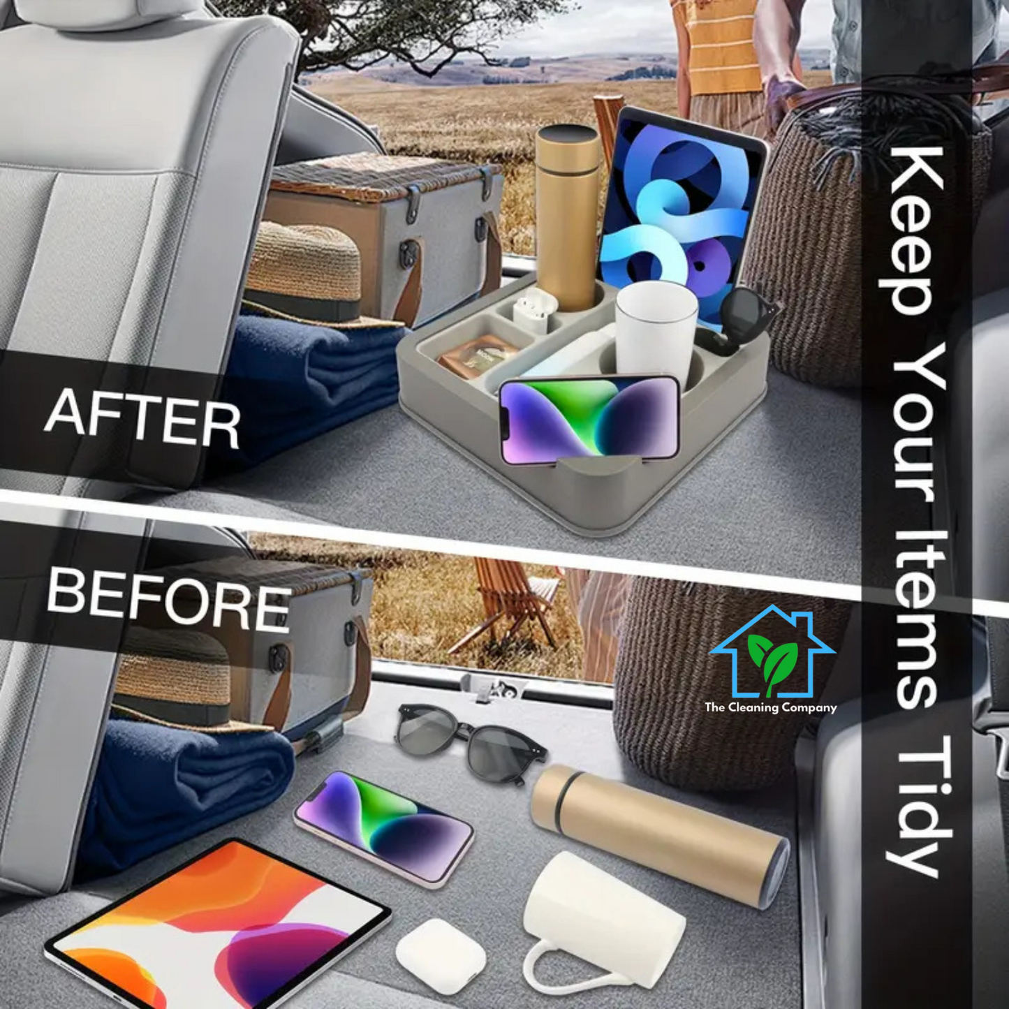 Cup Holder Extender Adapter Bed Tray Sofa Cup Holder