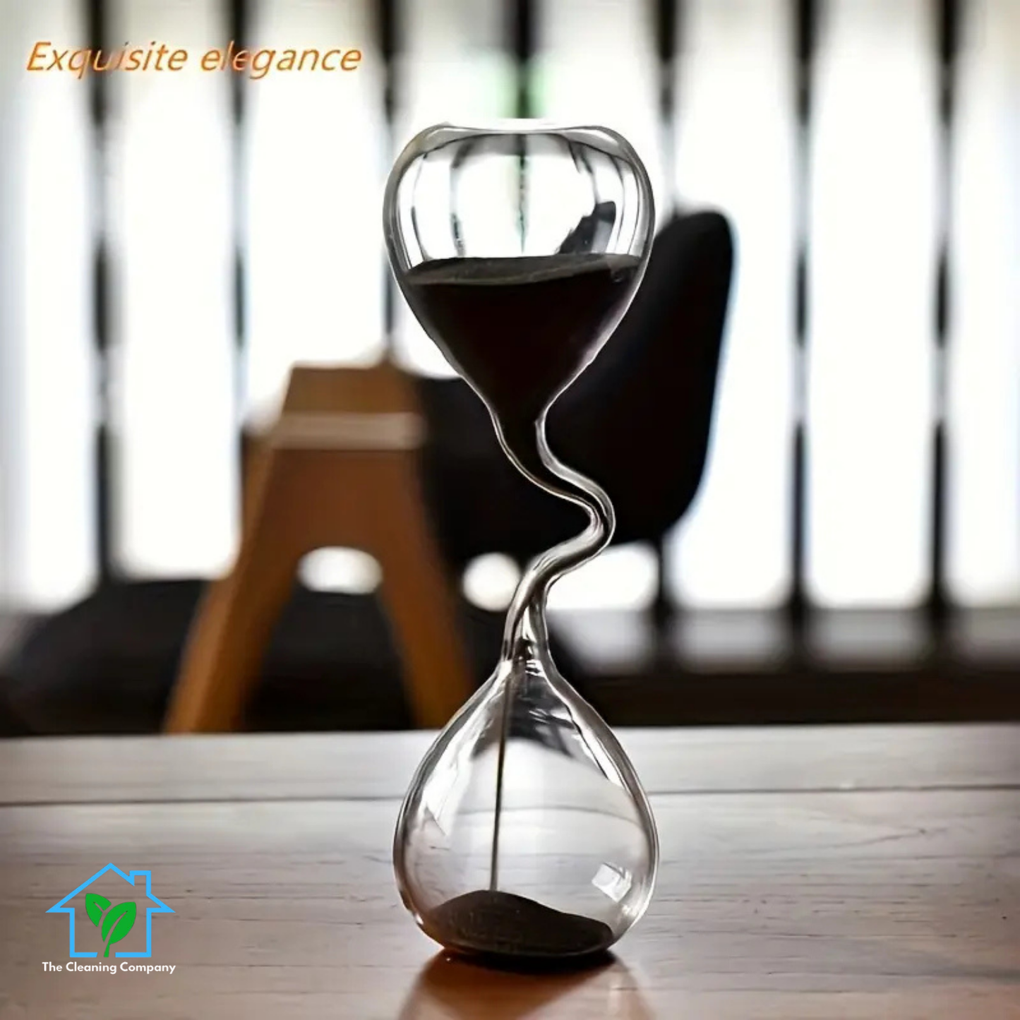 ⏳ Sleek Modern Hourglass Decor