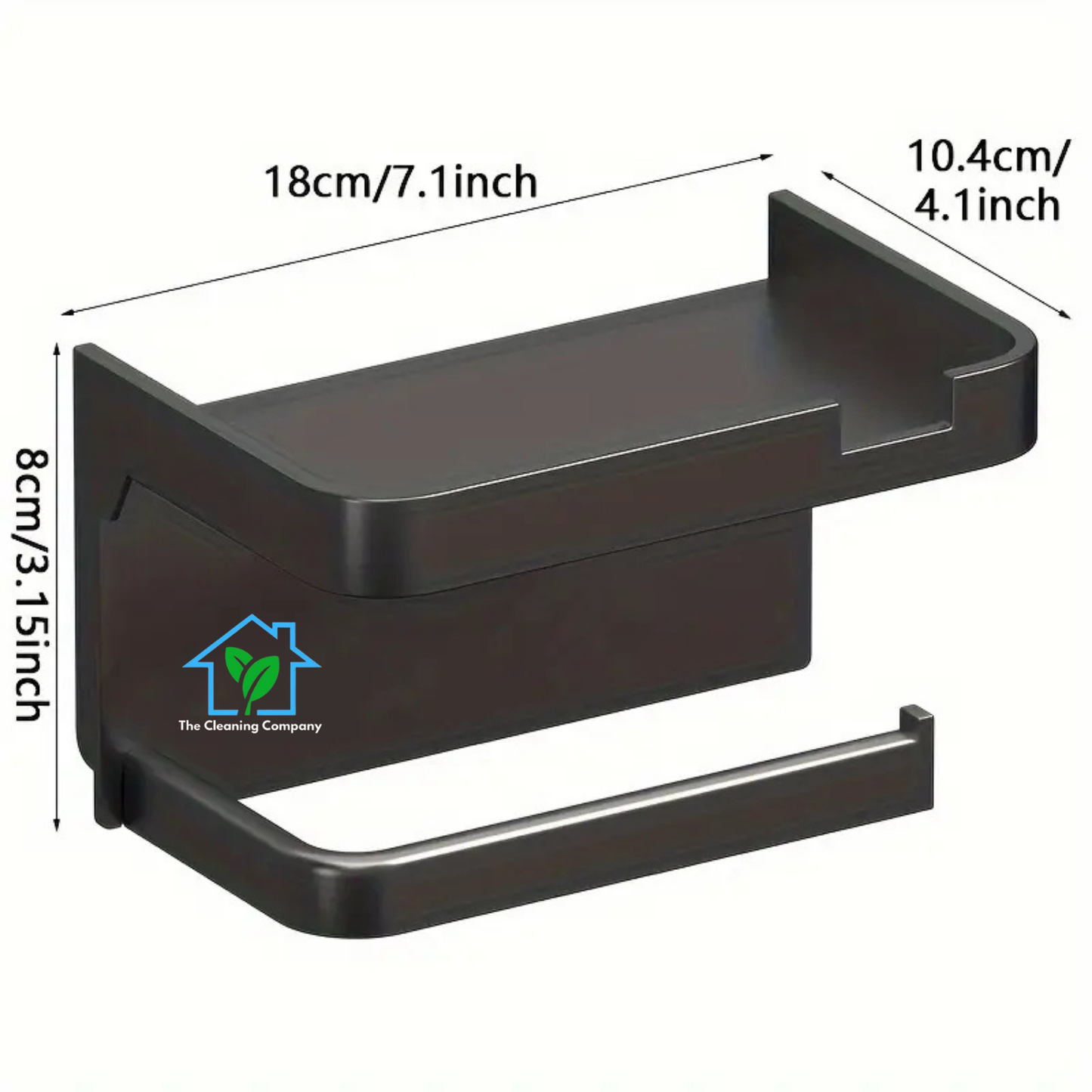 Self-Adhesive Wall-Mounted Bathroom Tissue Holder